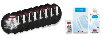 Set complet de îngrijire si 8 bucati PowerDisk pentru masina de spalat vase
