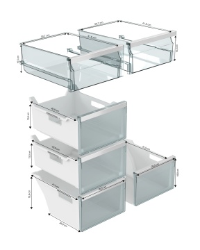 Combină frigorifică de sine stătătoare Miele KFFD 6741 Inox/CleanSteel French Door - Img 8