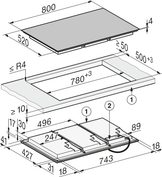 Plită cu inducție Miele KM 8685 FL MattFinish - Img 5