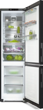 Combină frigorifică de sine stătătoare Miele KFN 4898 A-20 D BlackSteel - Img 2