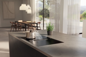 Plită cu inducție cu hotă integrată KMDA 7876 FL-U MattFinish - Img 2