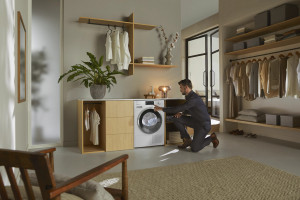 Uscător de rufe Miele TWL 680 WP EcoSpeed & Steam & 9kg Alb lotus - Img 5