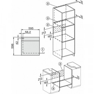 Cuptor electric H 7260 B Grey - Img 2