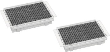 Filtru AirClean cu cărbune activ DKFS 31-P pentru hote Miele DAS 2x20, DAS 4x20 și DAS 4x30 cu recirculare