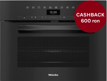 Cuptor combi electric cu microunde Miele H 7440 BM Black 45cm