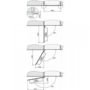 Espressor incorporat CVA 7845 EDST,Pure Line - Img 2