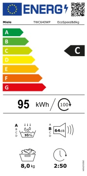 Uscator de rufe TWC 640 WP EcoSpeed&8kg - Img 6