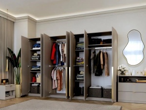 Dressing Modular LIV Casmir SOFT CLOSE, 7 Usi, 287 CM - Img 2