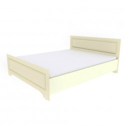 Cadru Pat MDF Boston, MDF Vanilie, 160 x 200 CM