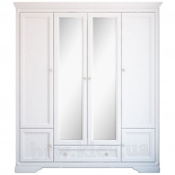 Dulap Kleo 4 Usi, MDF Alb