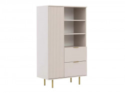 Comoda Inalta cu riflaj Sofia, 1 Usa 2 Sertare, Casmir