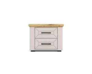 Noptiera 2 Sertare, Malaga MDF Casmir