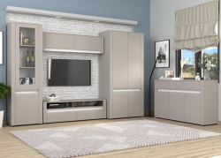 Comoda Bodena, 3 Usi 2 Sertare, Casmir/Alb