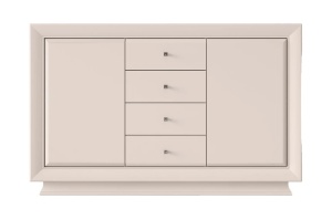 Comodă Largo Classic KOM2D4S BRV cu 2 uși și 4 sertare Cașmir