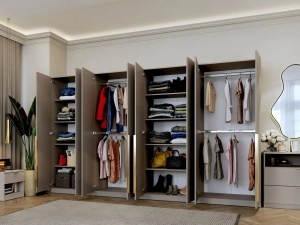 Dressing modular LIV Casmir Soft Close, 8 Usi, 328 CM - Img 2