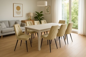 Masă living extensibilă Sonata New 160-200 cm, Gerbor, cașmir - Img 6