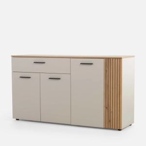 Comoda cu Riflaj LINEA, 1 Sertar 3 Usi, Casmir - Img 3
