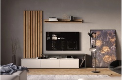 Living cu Riflaje, KLER, Casmir/Stejar Artizan/Antracit