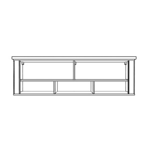 LIVING MALAGA MDF CASMIR, 312 CM - Img 7
