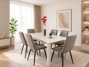 Masă living extensibilă Sonata New 160-200 cm, Gerbor, cașmir