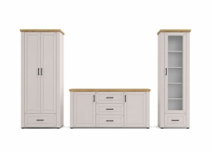 LIVING MALAGA VARIANTA 2, MDF CASMIR, 302 CM - Img 3