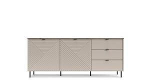 COMODA BUFET MIRAGE, CASMIR, 2 USI SI 3 SERTARE - Img 13
