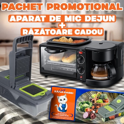 Aparat multifuncțional pentru mic dejun , morning station ,capac inclus