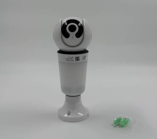 Camera de Supraveghere tip Bec cu Soclu E27, Senzori de Miscare, Alarma, 1080P