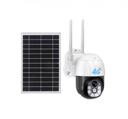 Camera de Supraveghere Wi-Fi, 4G, Panou Solar si Senzor de Miscare, Shary V380