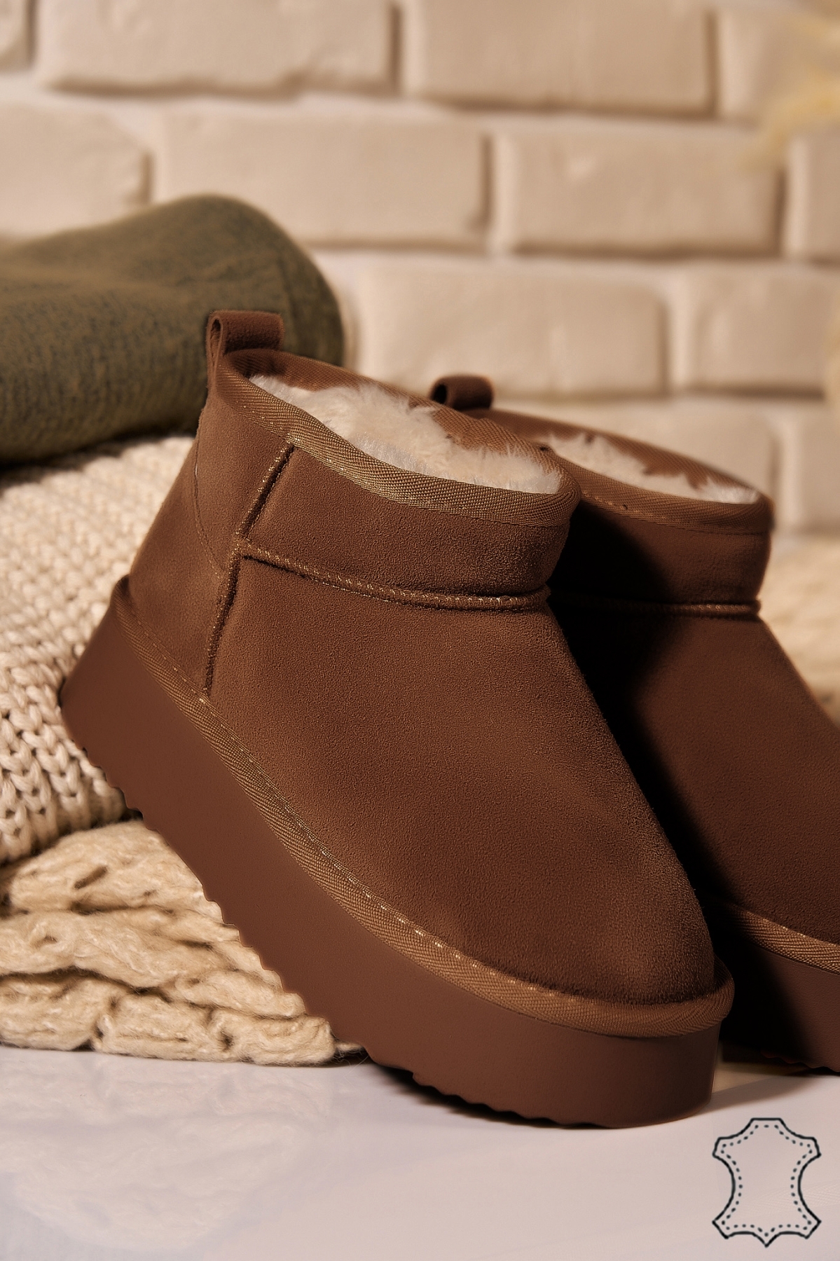 Cizme Piele Naturala Intoarsa dama Maro Riyna