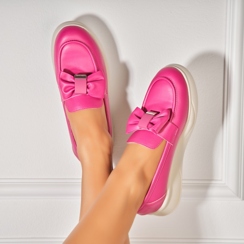 Pantofi dama casual Roz din Piele Ecologica Nikita