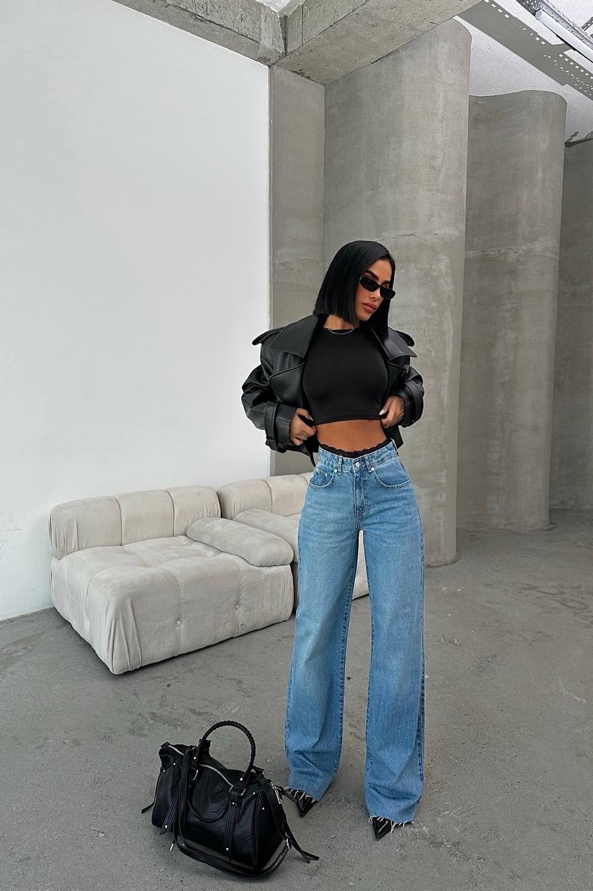 Blugi Regular Fit Albastri Alanna - 4 | YEO