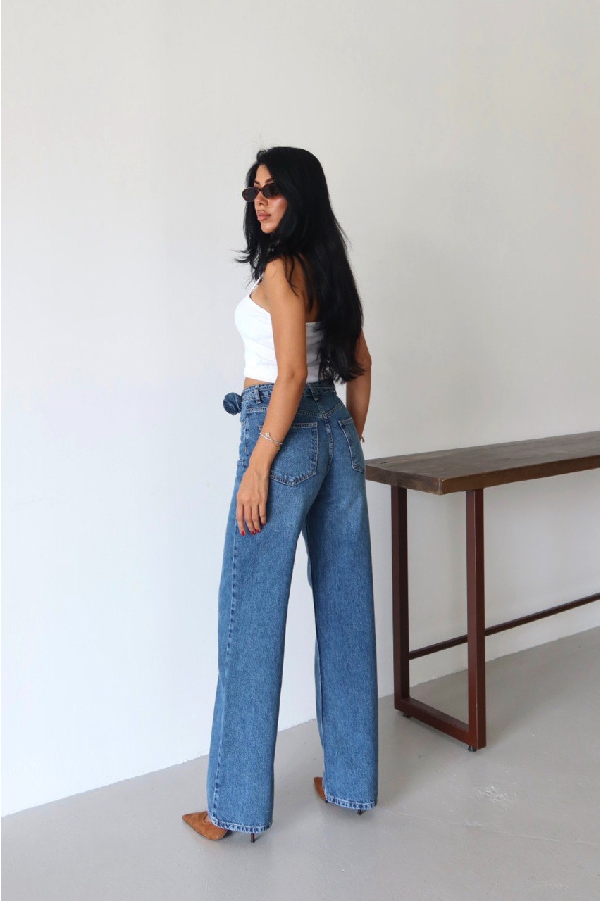 Blugi Regular Fit Albastri Gabry - 4 | YEO