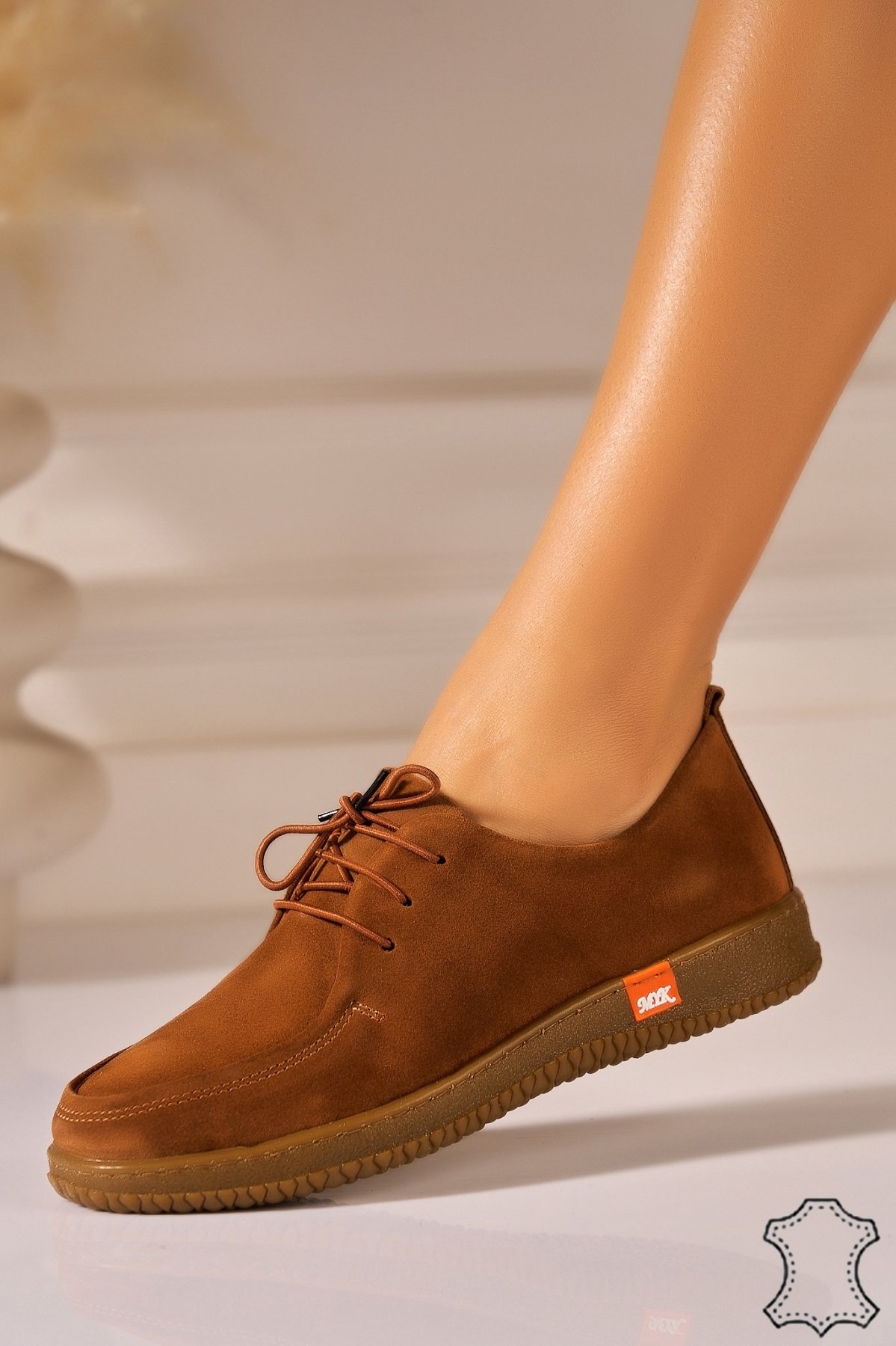 Mocasini dama Piele Naturala Intoarsa Maro Klaire