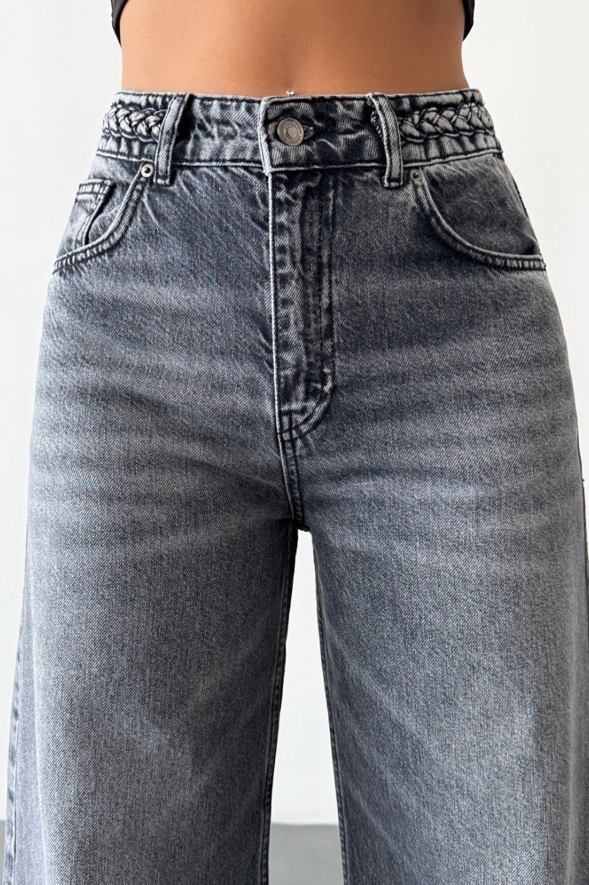Blugi Damă Oversize Gri Iqlas - 4 | YEO