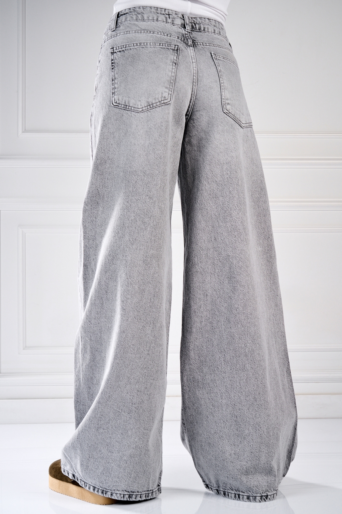 Blugi Damă Oversize Gri Lavika - 3 | YEO