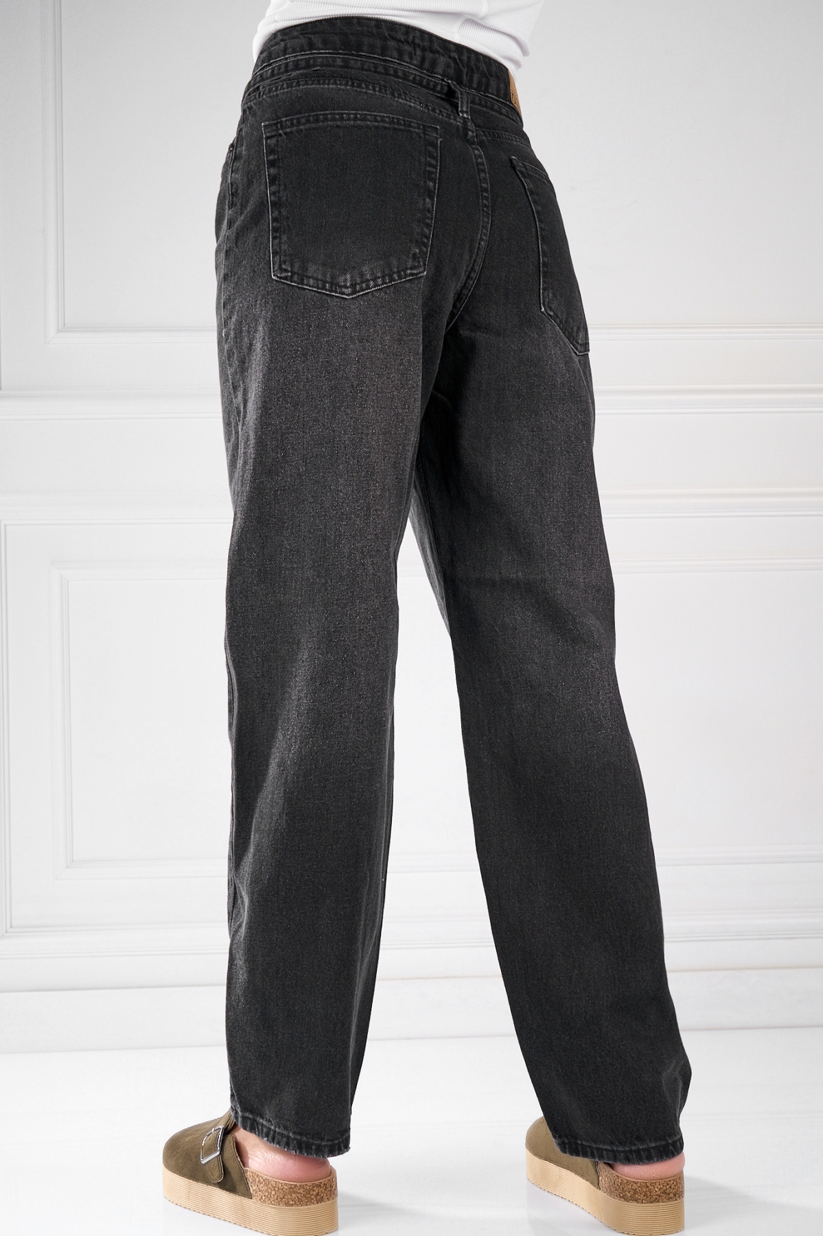 Blugi Damă Oversize Negri Jayala - 1 | YEO