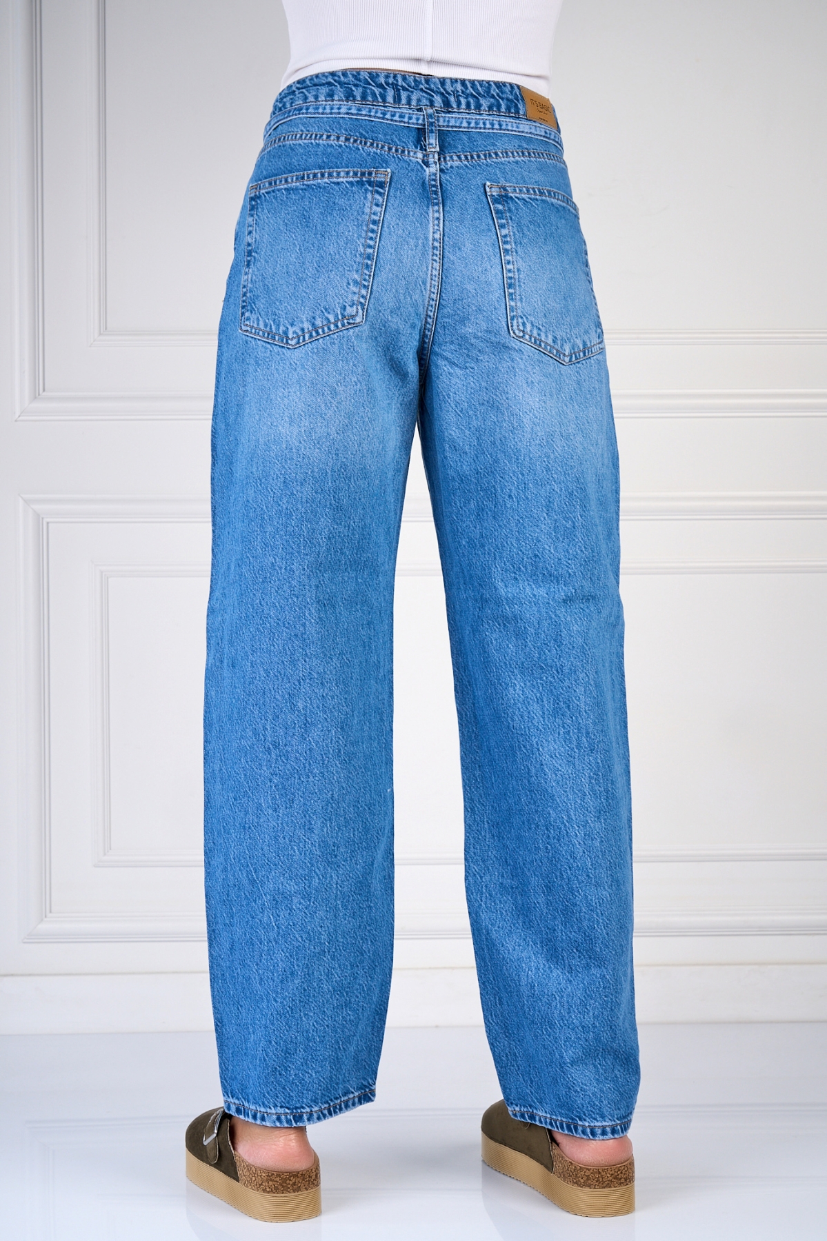 Blugi Regular Fit Albastri Aksa - 2 | YEO