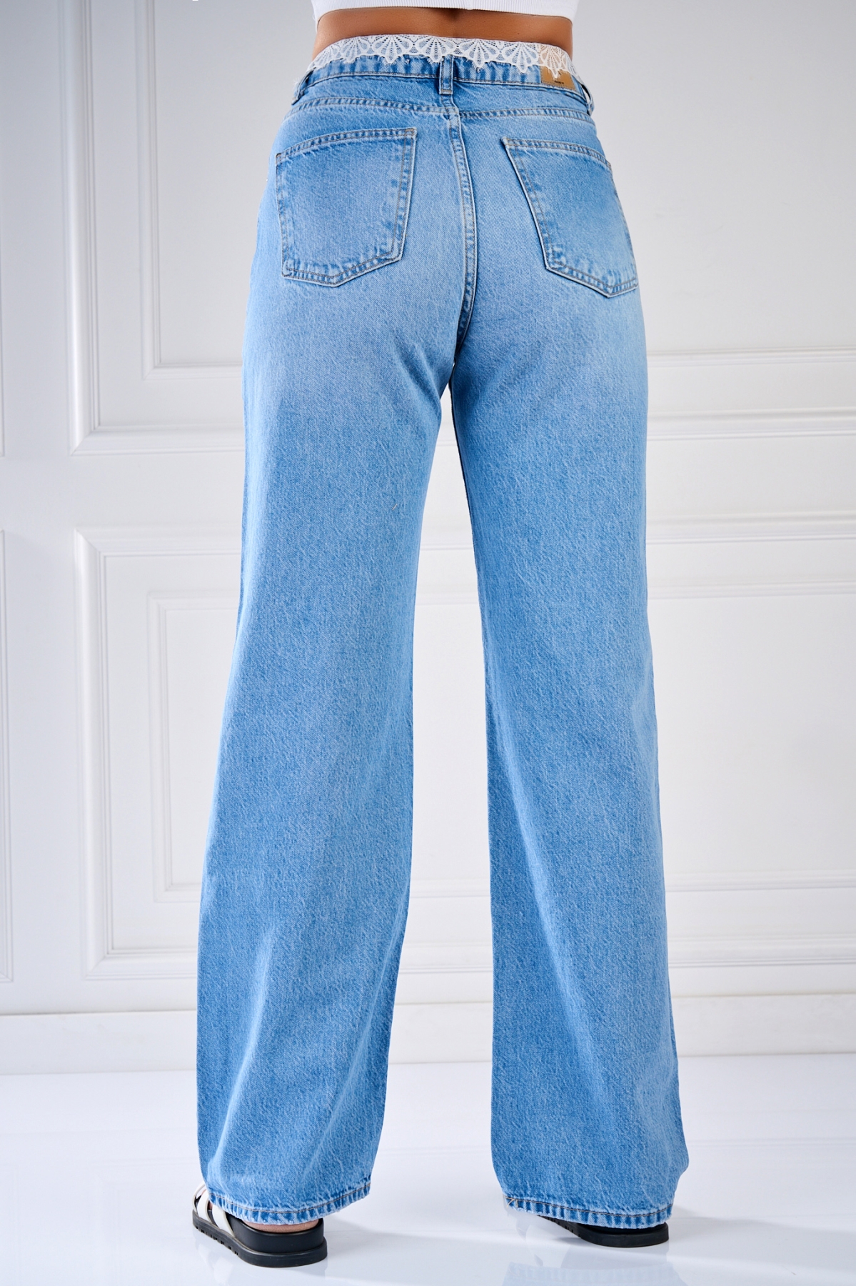 Blugi Regular Fit Albastri Tanushi - 1 | YEO