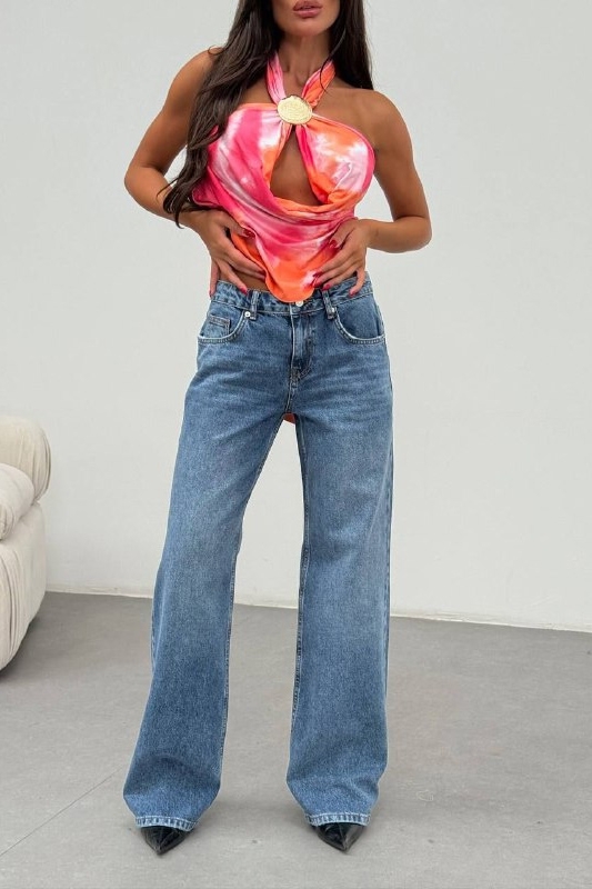 Blugi Regular Fit Albastri Weslyn