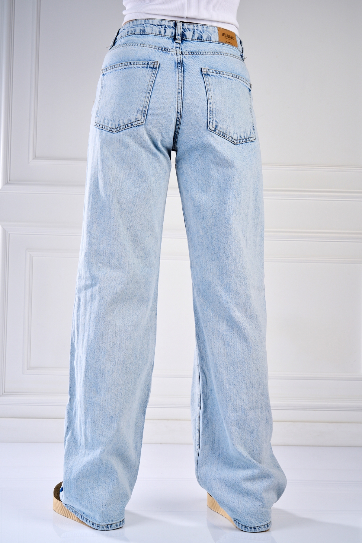 Blugi Regular Fit Albastri Zelia - 3 | YEO