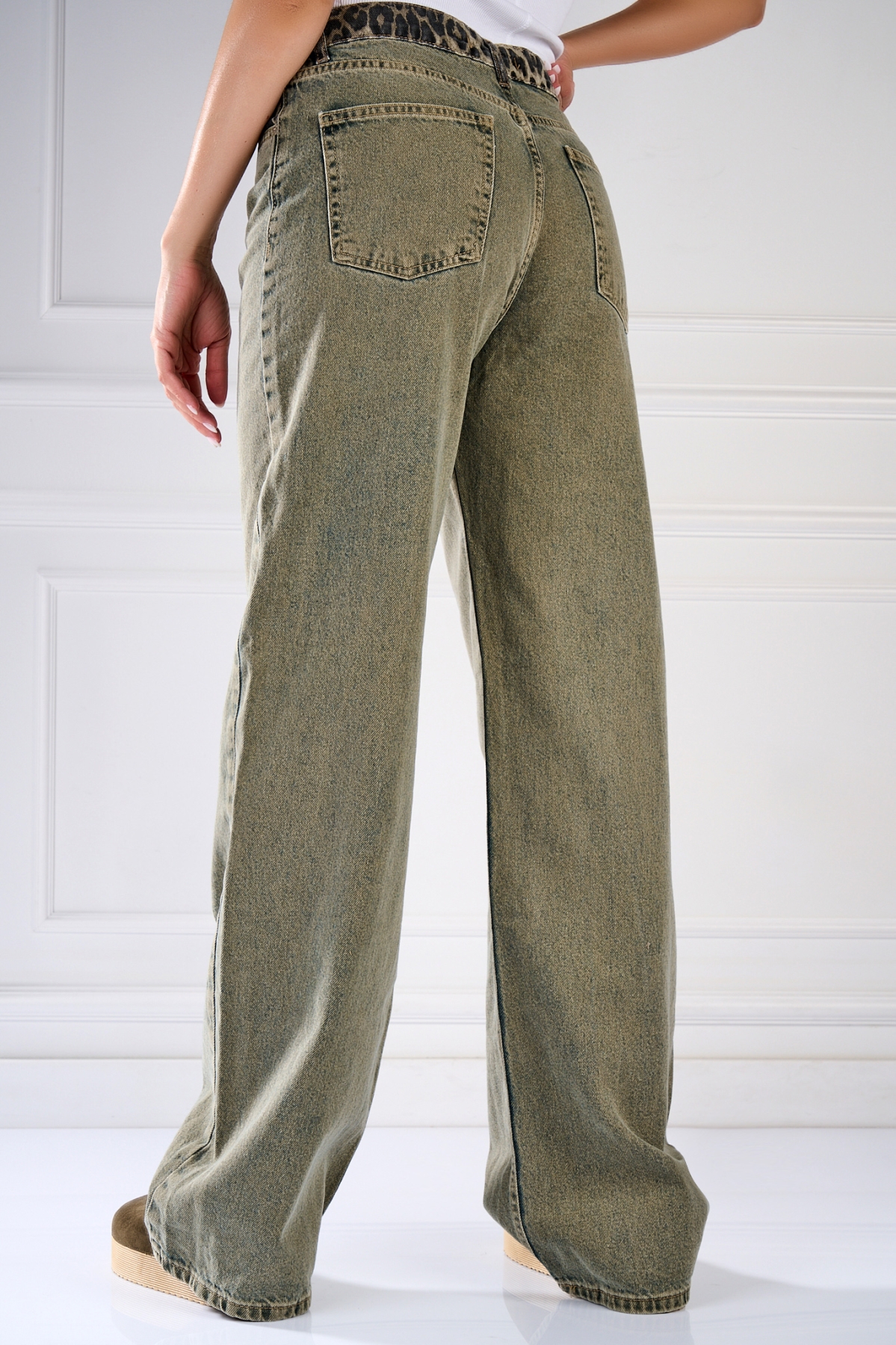 Blugi Regular Fit Verzi Toshi - 3 | YEO