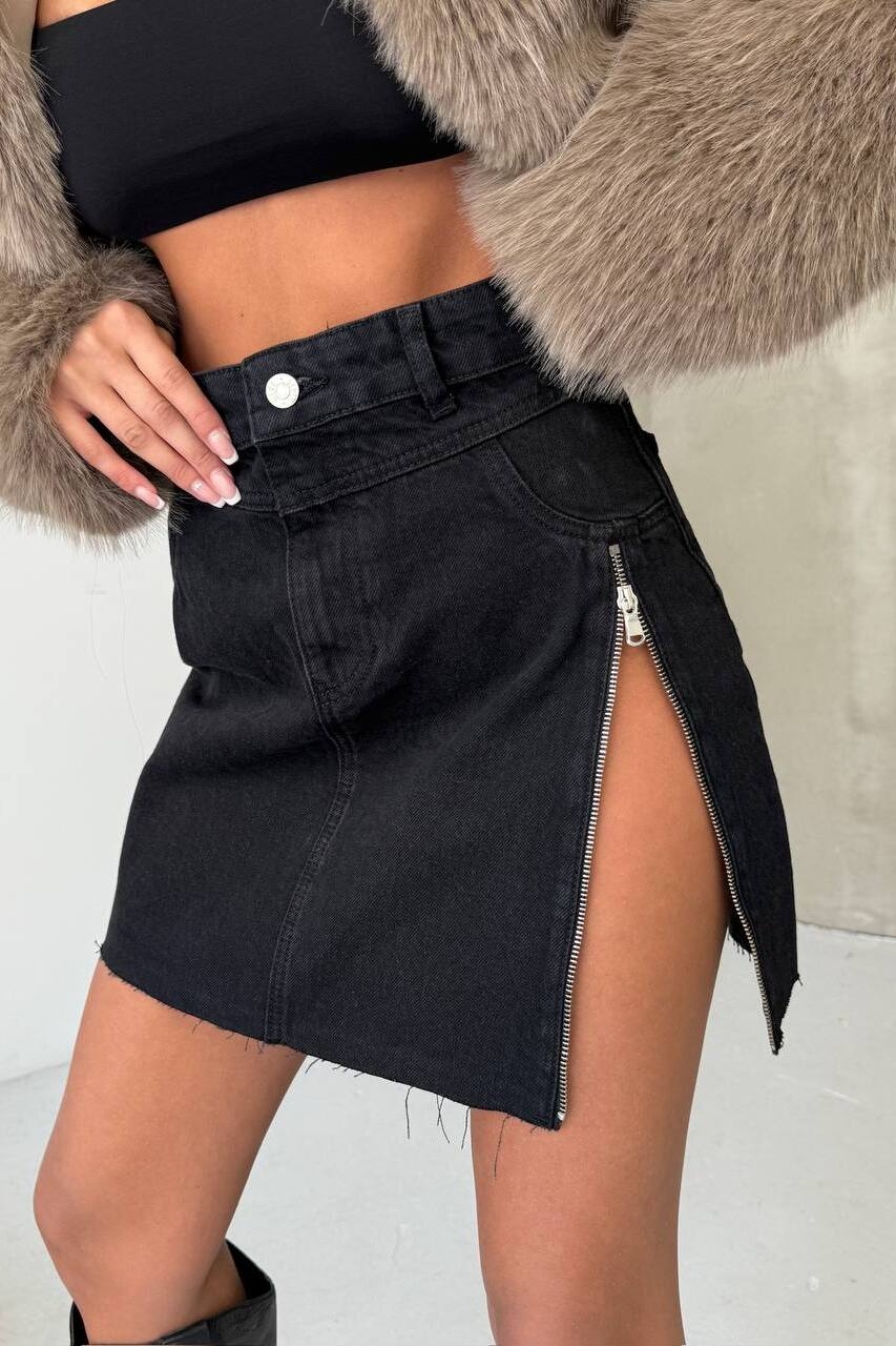 Fuste Damǎ Negru Noelia