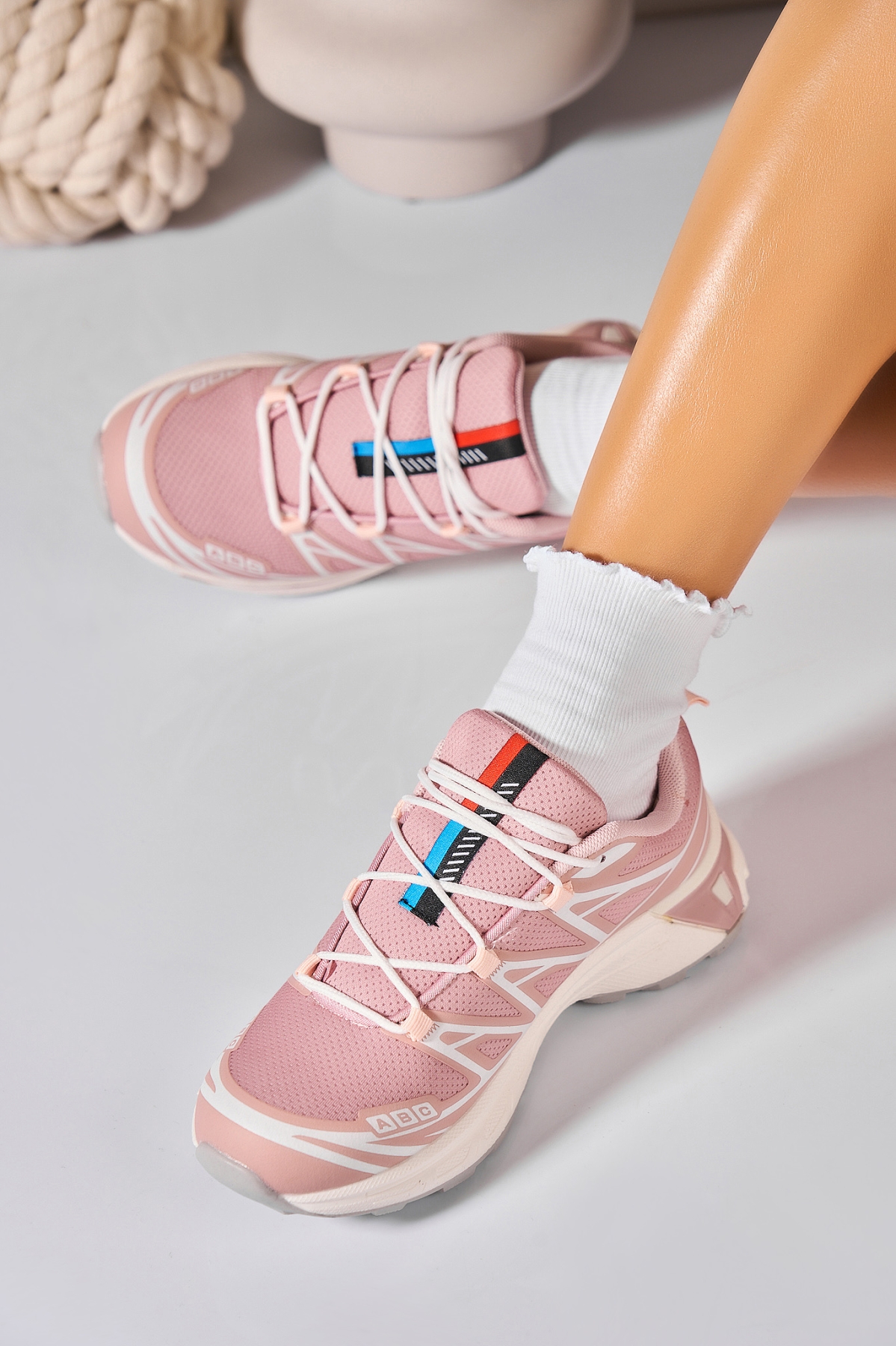 Adidași de damă Piele Ecologica Roz Eloni - 2 | YEO