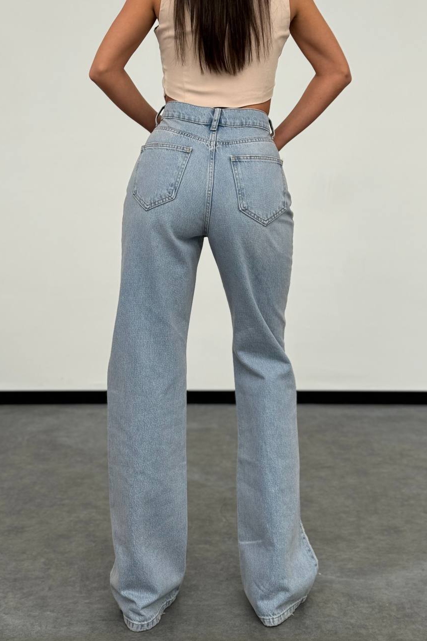 Poze Blugi Dama Evazati Albastru Michaela reverse.ro