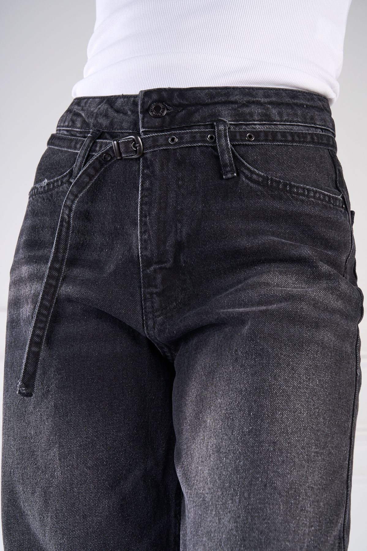 Blugi Damă Oversize Negri Jayala - 2 | YEO