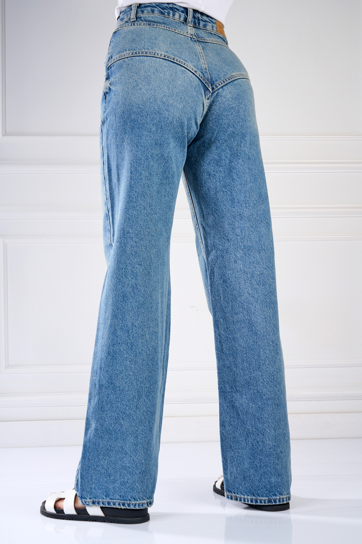 Blugi Regular Fit Albastri Ginny - 3 | YEO