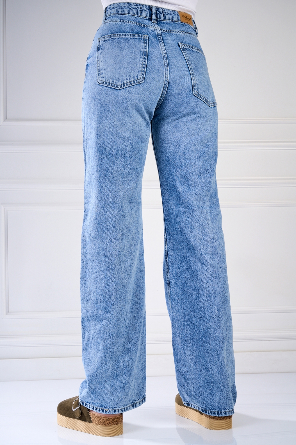 Blugi Regular Fit Albastri Haritha - 1 | YEO