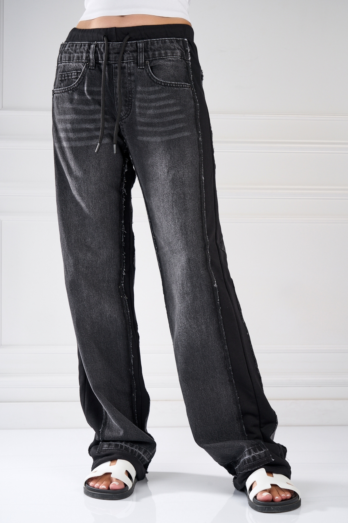 Blugi Regular Fit Gri Lavenia
