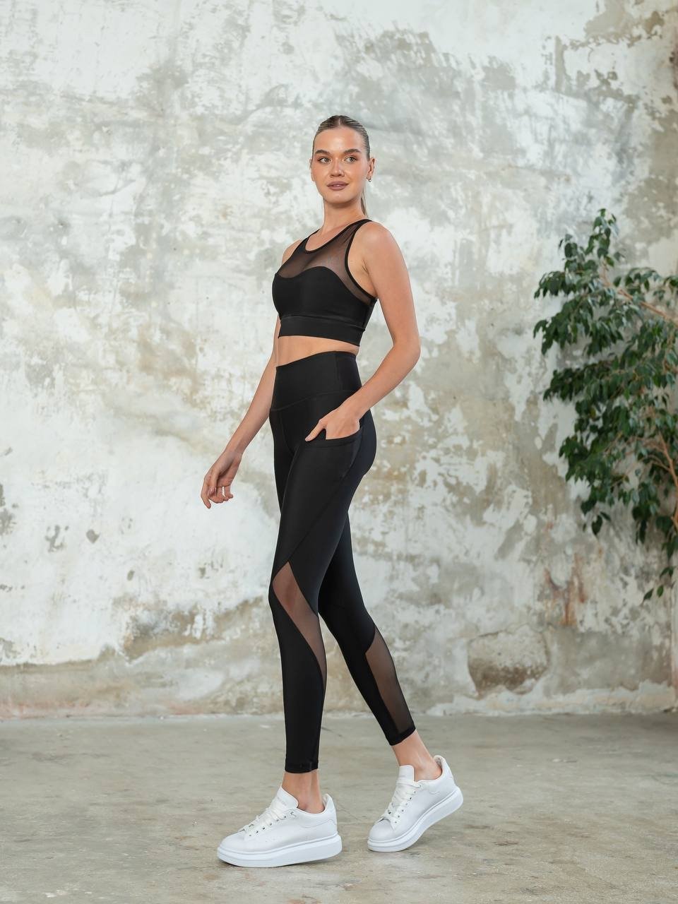 Colanți Fitness Negru Freya - 3 | YEO